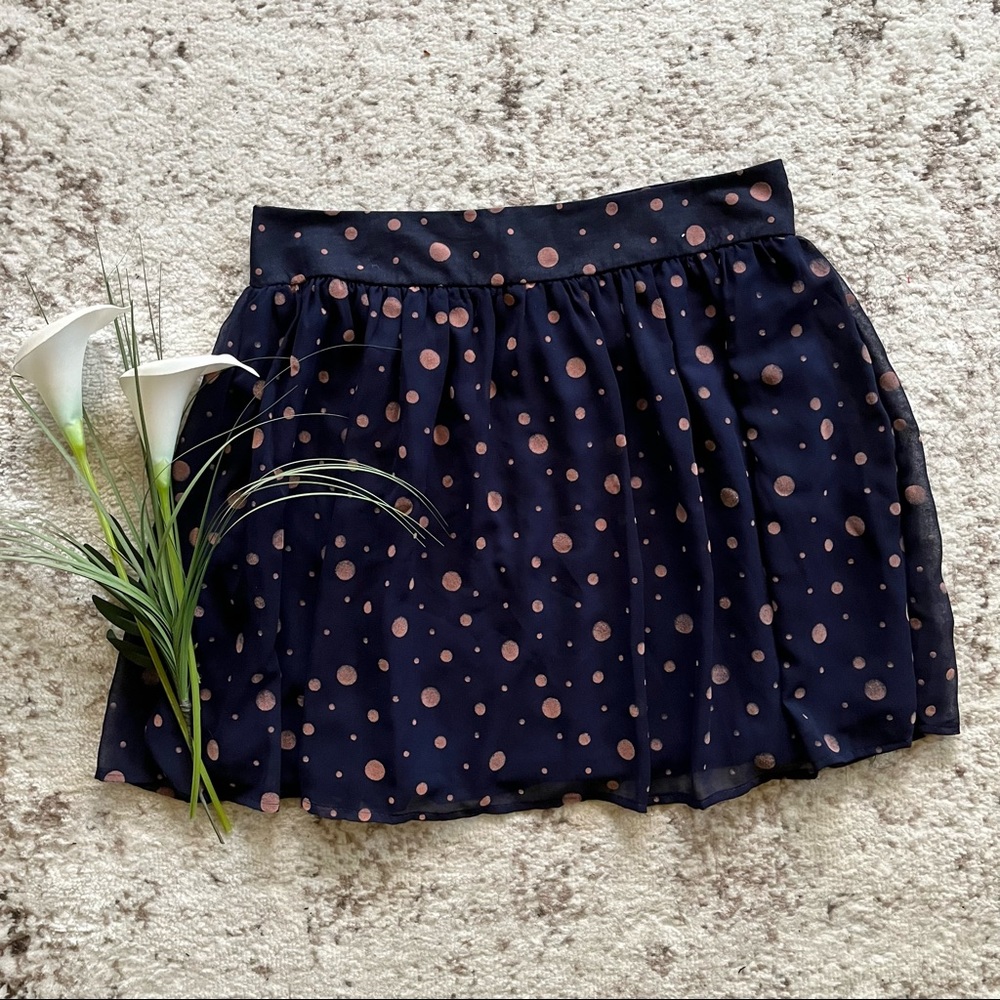 Polka dot skirt